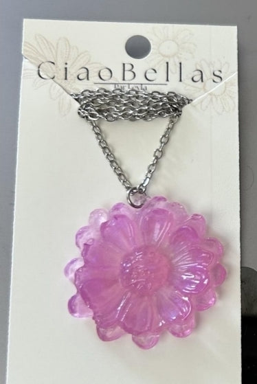 Collier - Floraline Rose Fluo