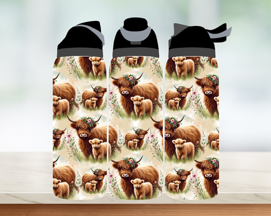 Bouteille style Owala - Vache Highland