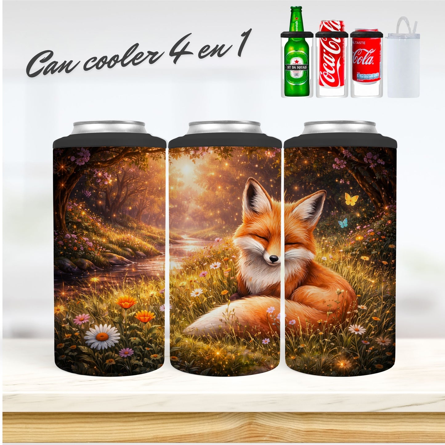CAN COOLER 4 en 1 - Renard