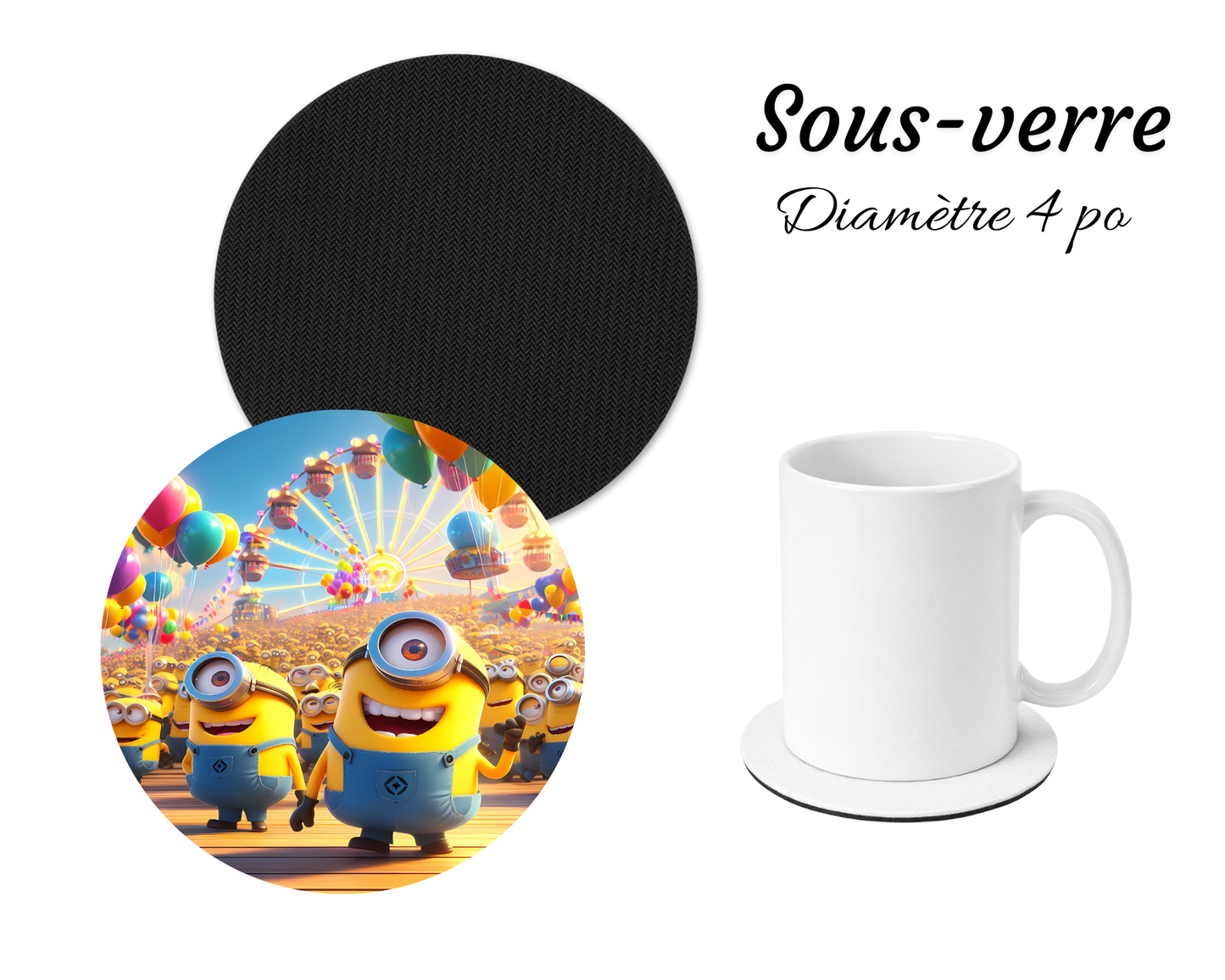 Sous-verre - Minions