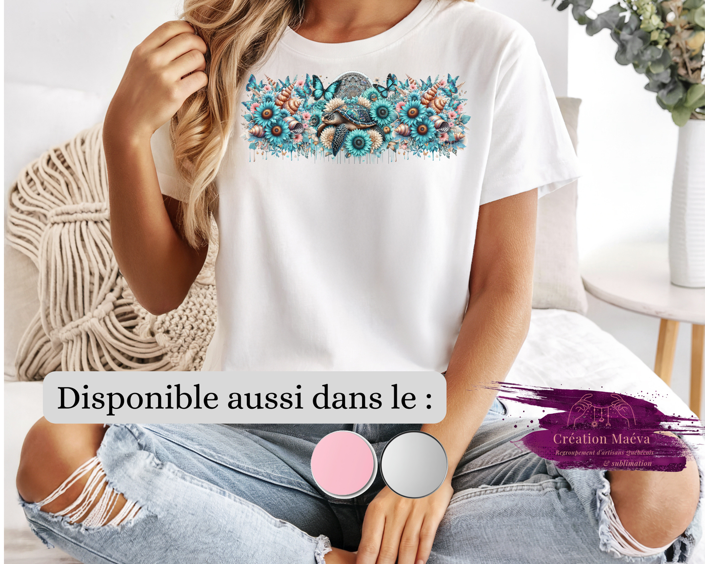 Chandail sublimé - Tortue v.3