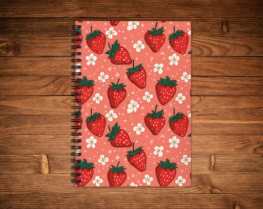 Cahier de notes - Fraises