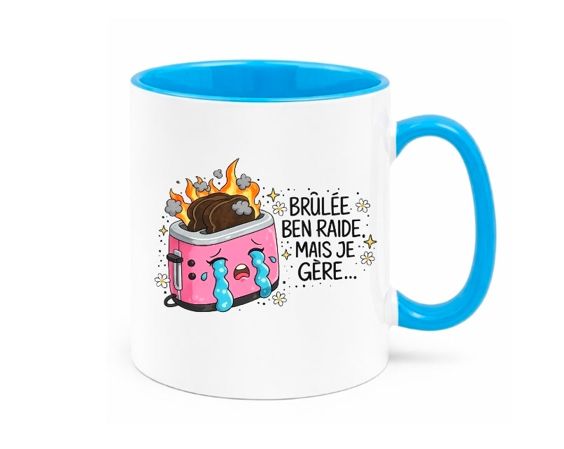 ☕ Tasse à café régulière - Brulé ben raide mais je gère