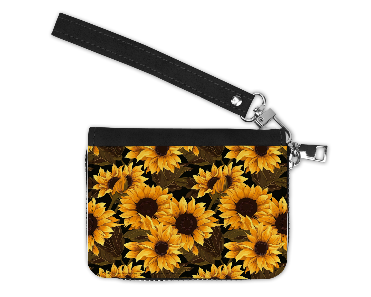 Petit Porte-Monnaie - Fleurs jaunes