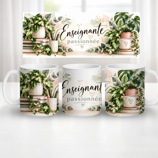 Tasse - Enseignante passionnée (11 oz)