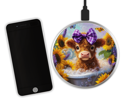 Chargeur sans fil - Vache Boucle