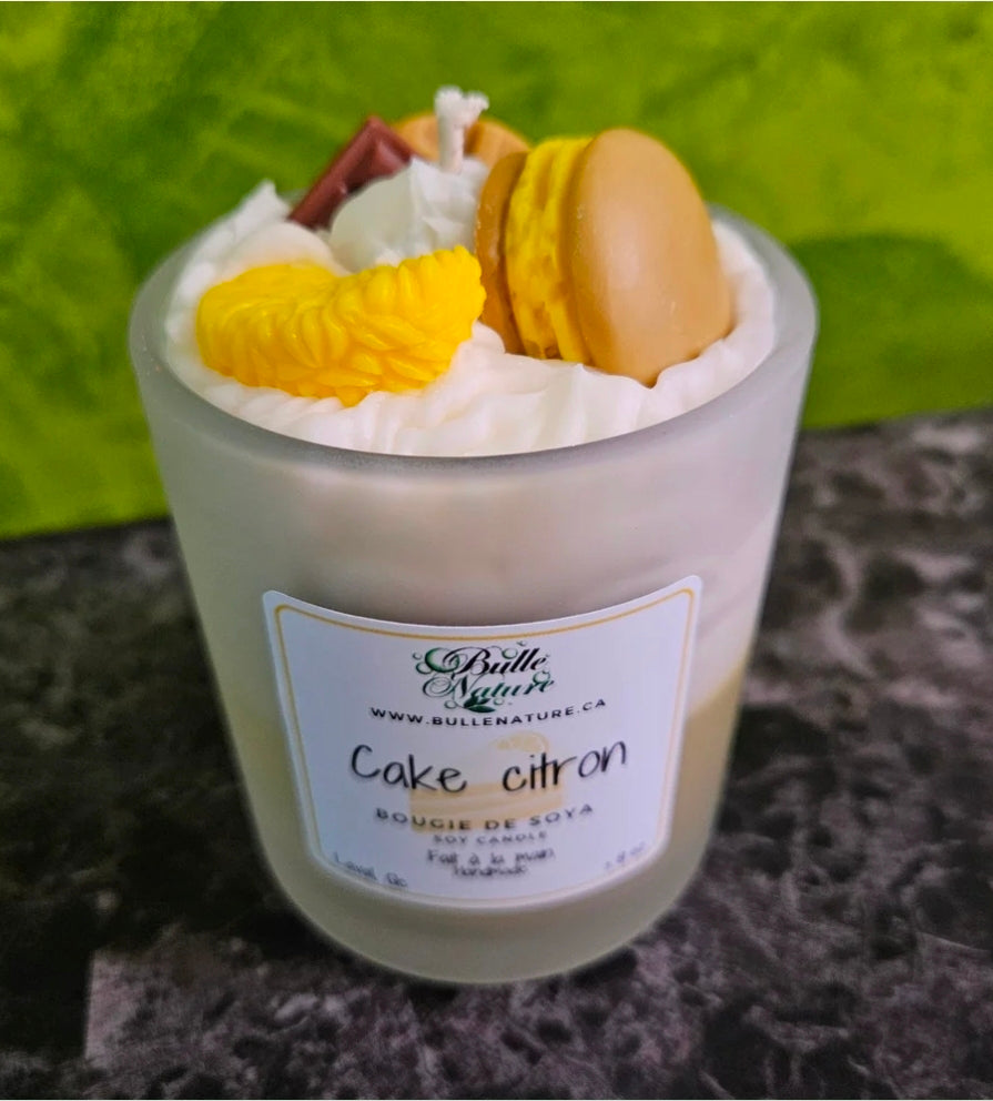 Bougie Design - Cake citron