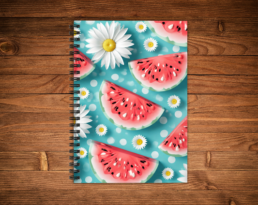 Cahier de notes - Melon et fleurs