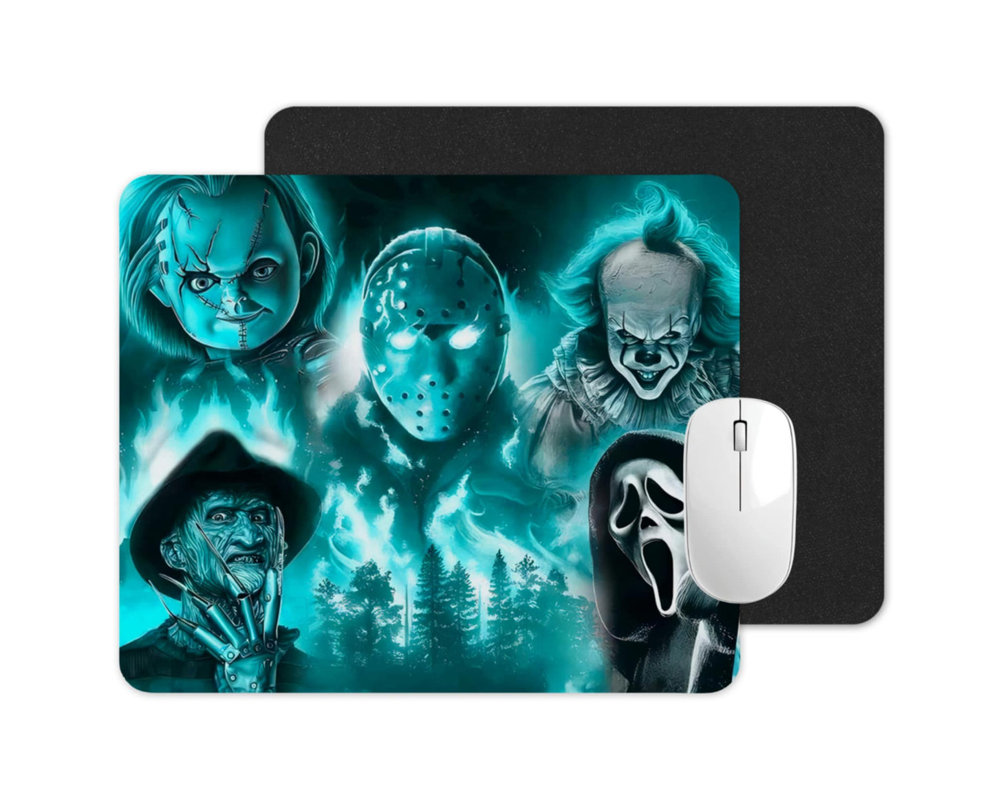 Tapis de souris - Horreur bleu