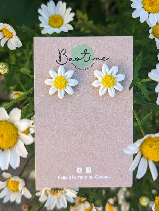 Boucles d'oreilles - Marguerite