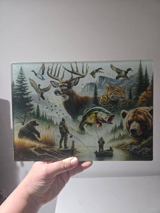 Planche de service - chasse et pêche 2