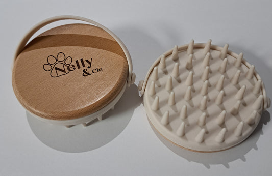 Brosse de massage en silicone