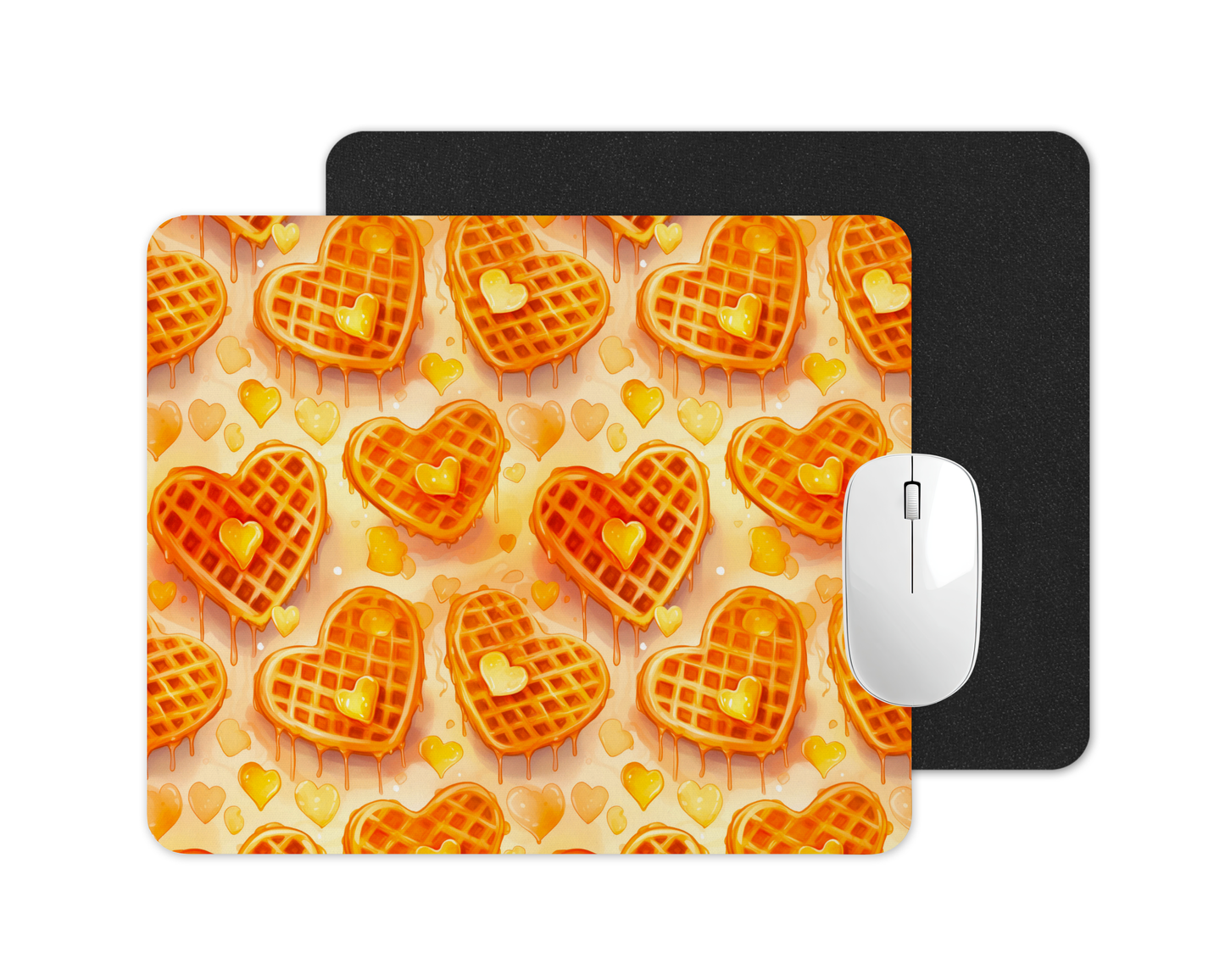 Tapis de souris - Gaufre coeur