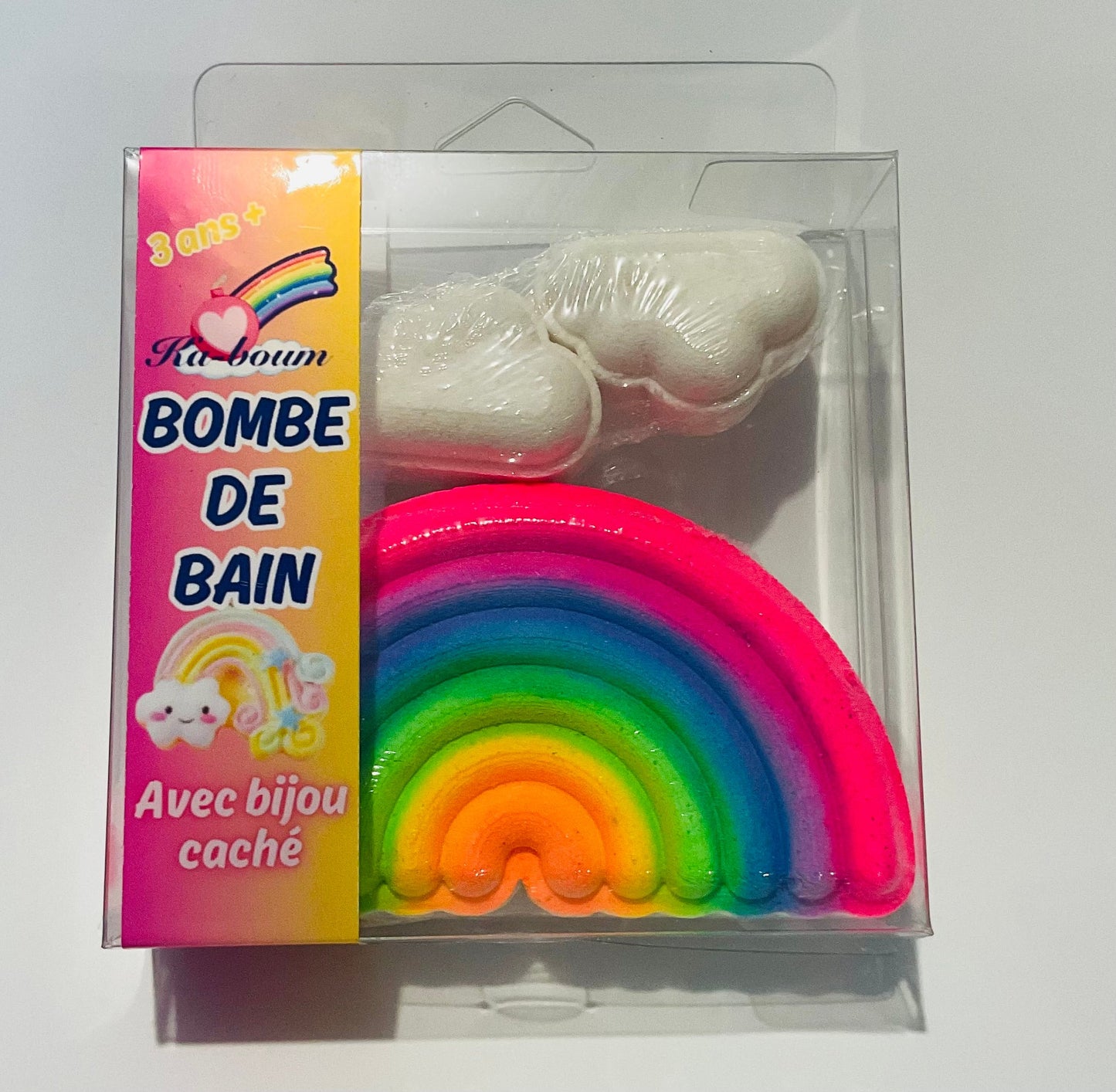Bombe effervescente bijou arc-en-ciel