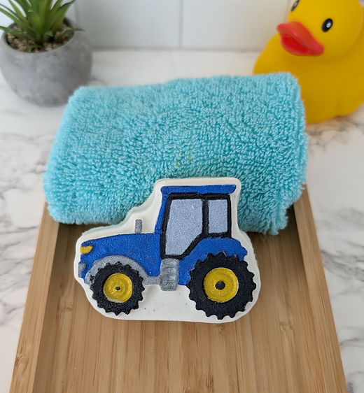 Bombe de bain - tracteur