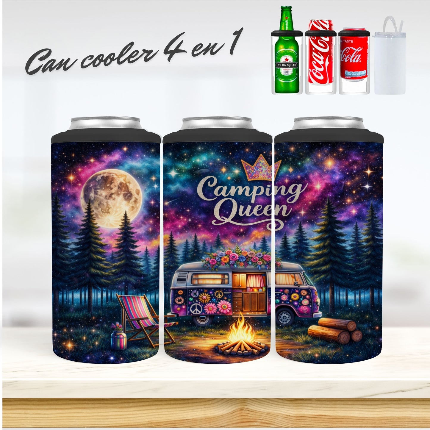 CAN COOLER 4 en 1 - Camping Queen