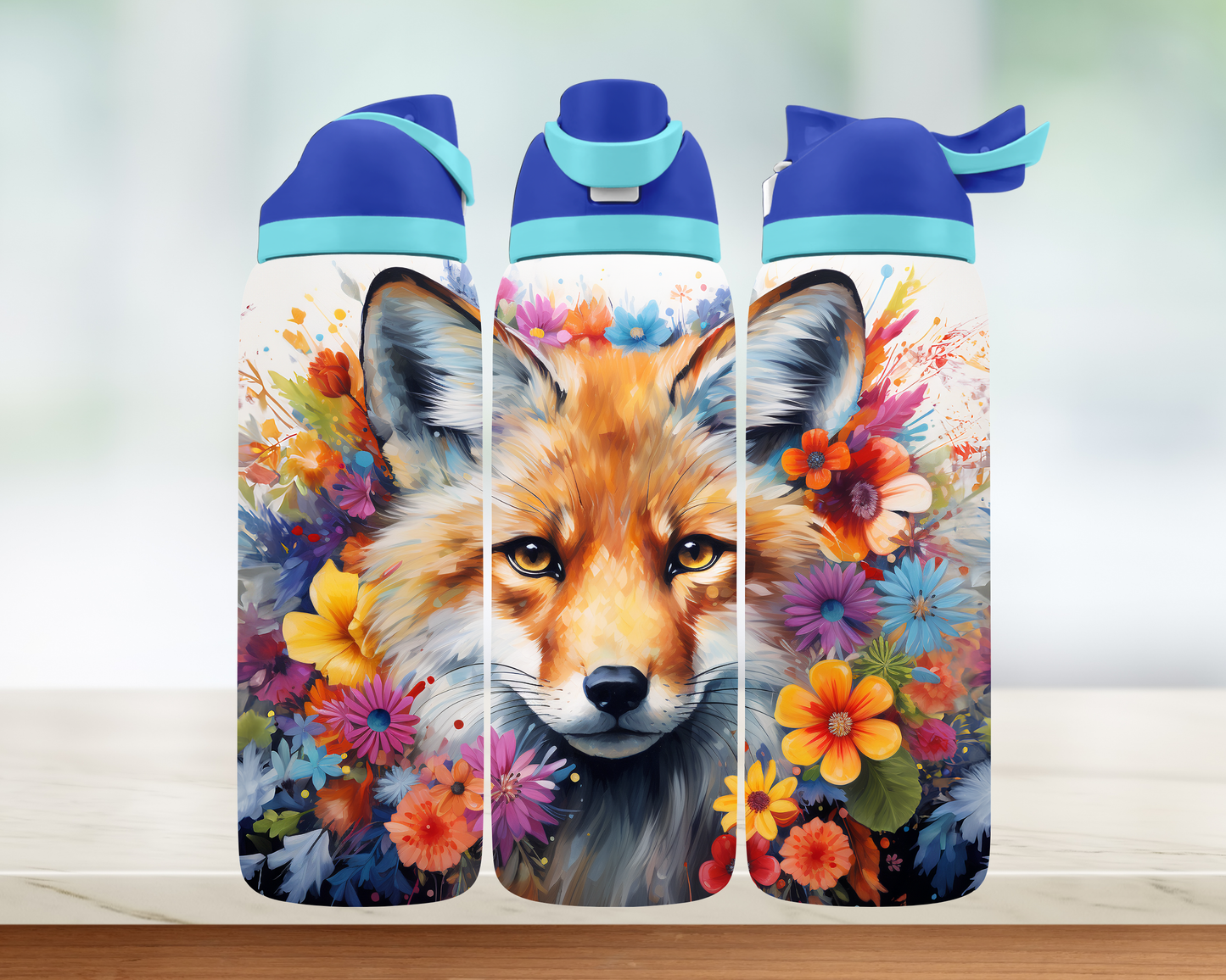 Bouteille style Owala - renard