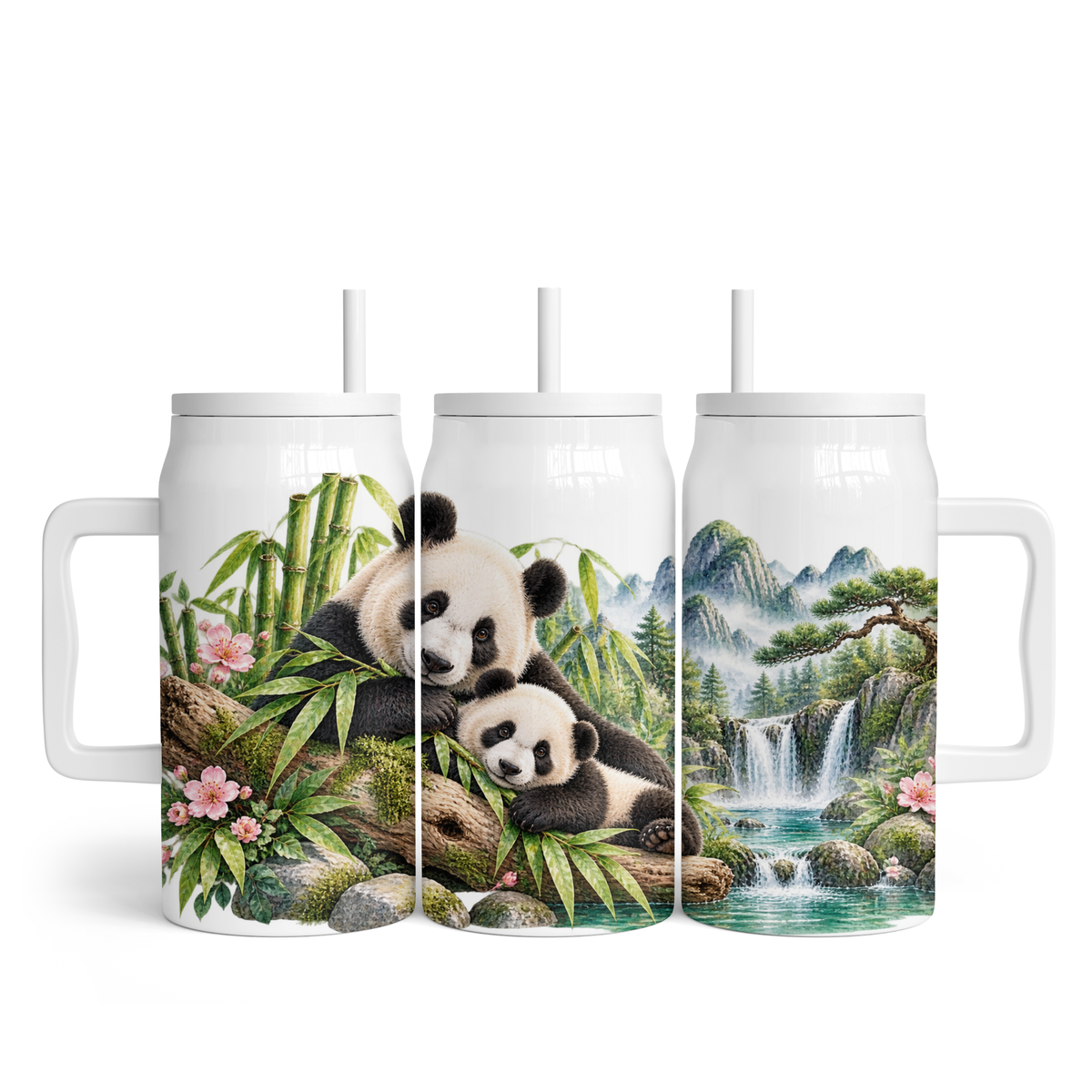 Tasse isotherme 50 oz - Deux Pandas