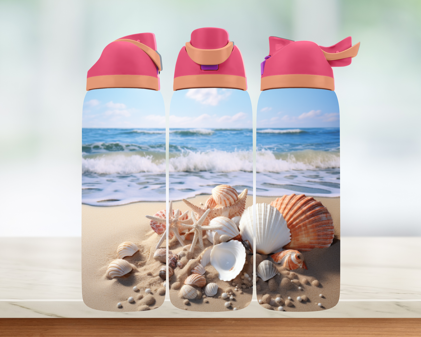 Bouteille style Owala - Plage
