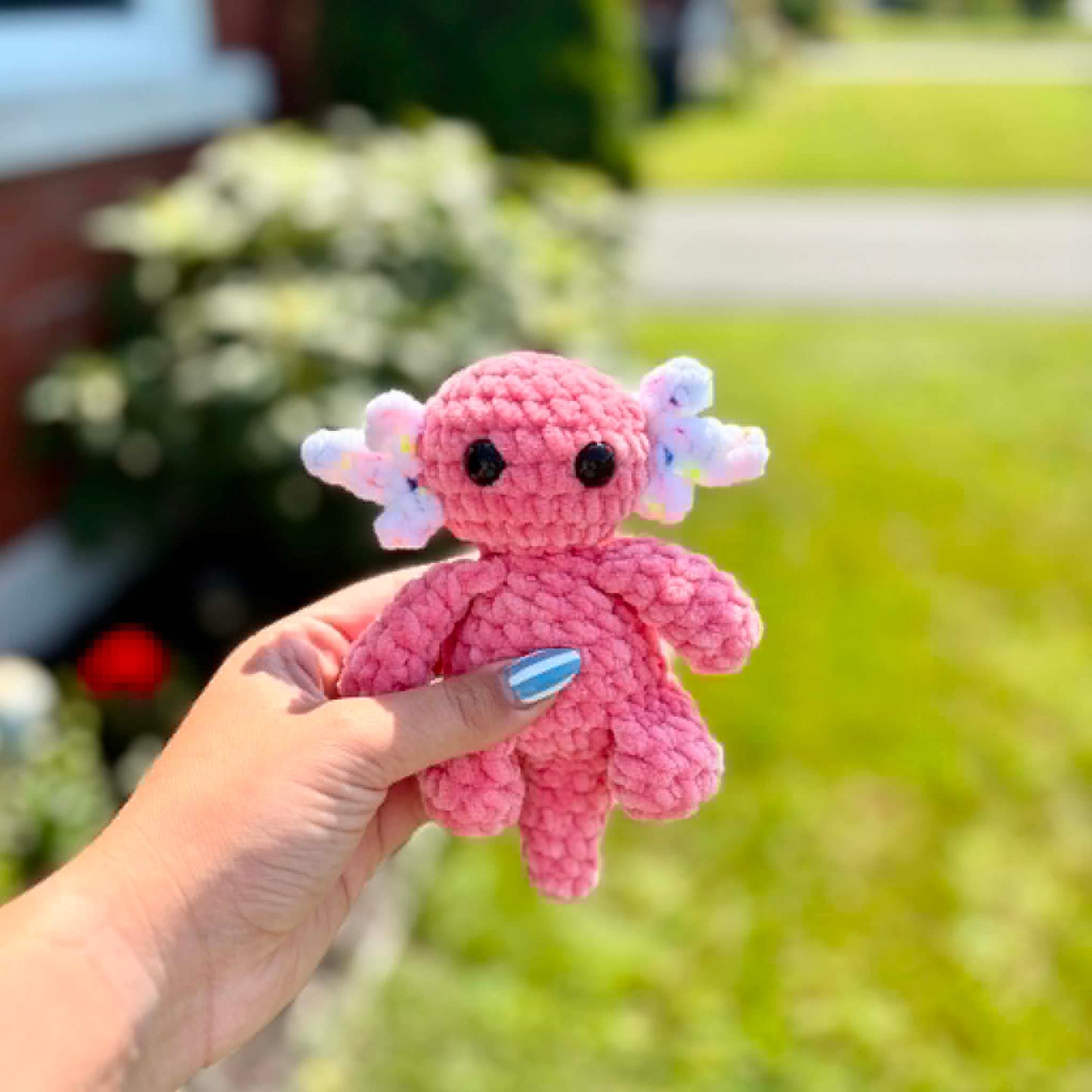Axolotl en tricot - Doux coton