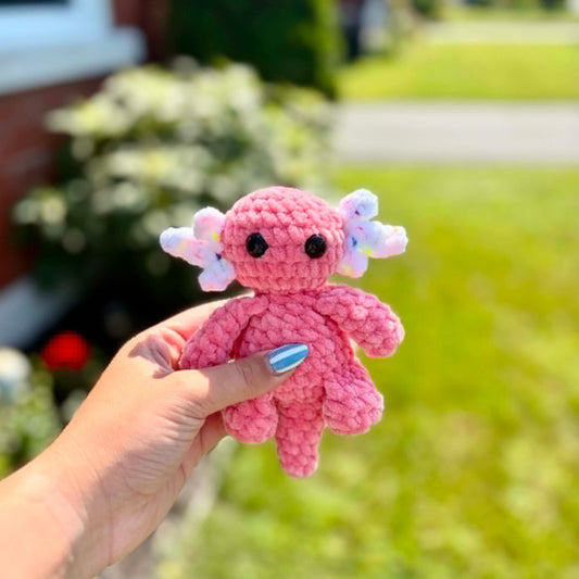 Axolotl en tricot - Doux coton