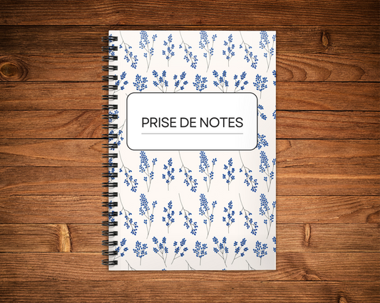 Cahier de notes - prise de note