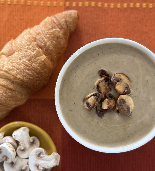Soupe crème champignons d'Alex