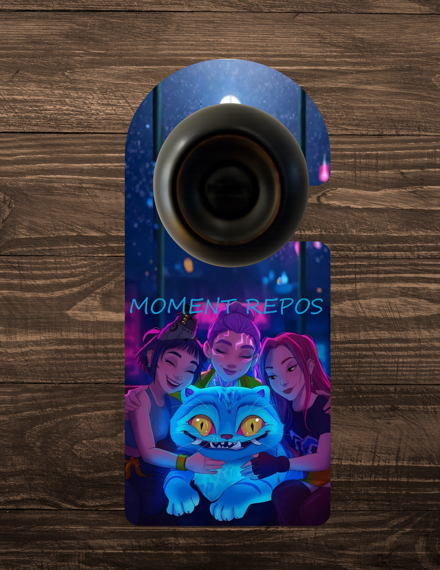 🪝 Accroche-porte personnalisé – Moment repos