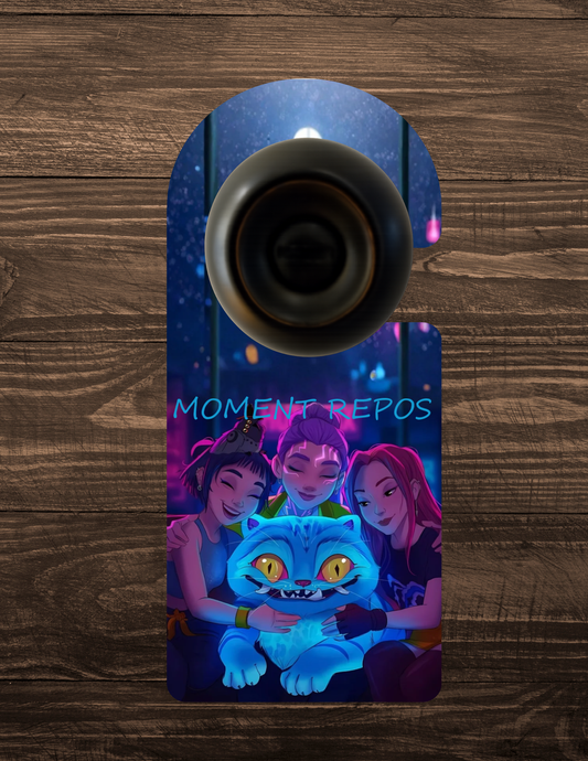 🪝 Accroche-porte personnalisé – Moment repos