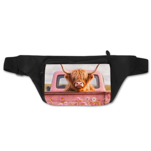 Sac banane - Vache Camion Rose