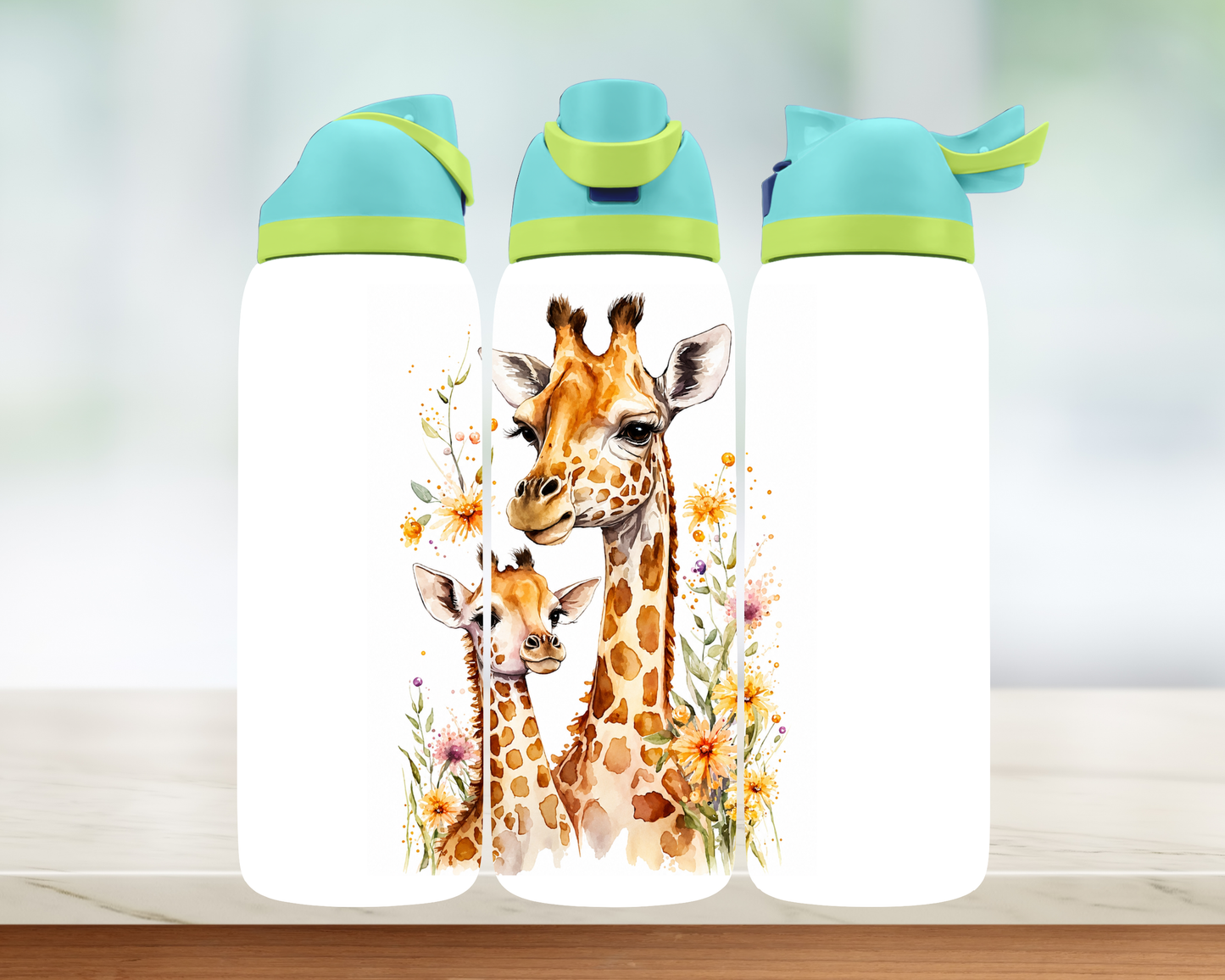 Bouteille style Owala - Girafe