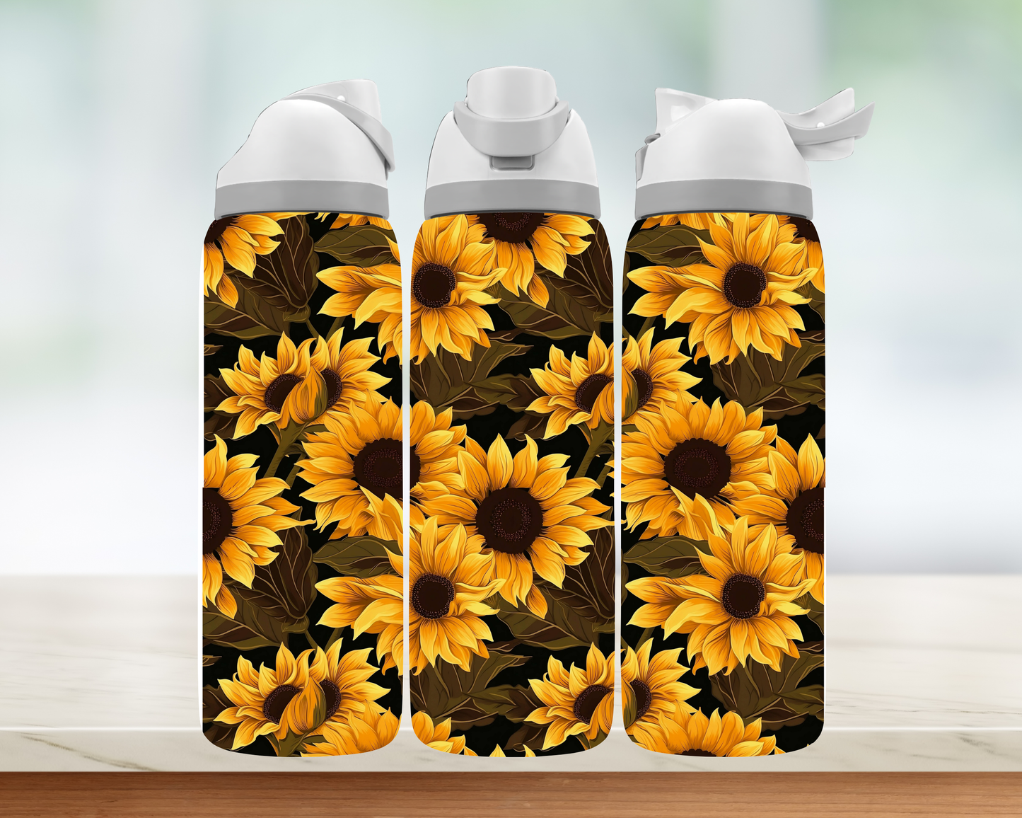 Bouteille style Owala - Tournesol