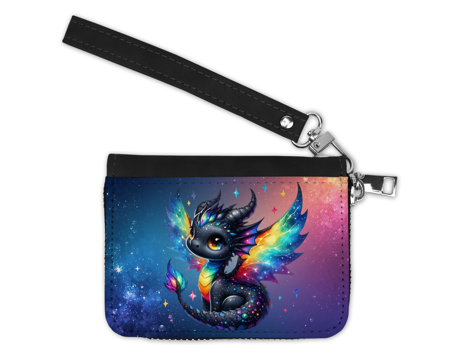 Petit Porte-Monnaie - Dragon coloré