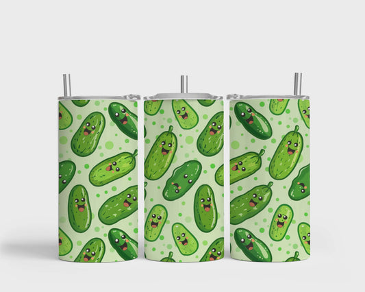 Tumbler isotherme 12 oz - Cornichons rigolos