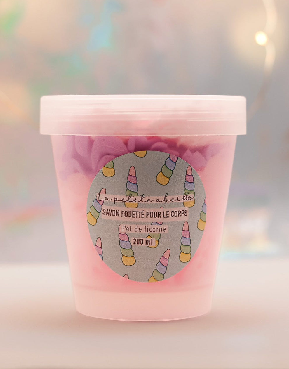 Savon fouetté - Pet de licorne