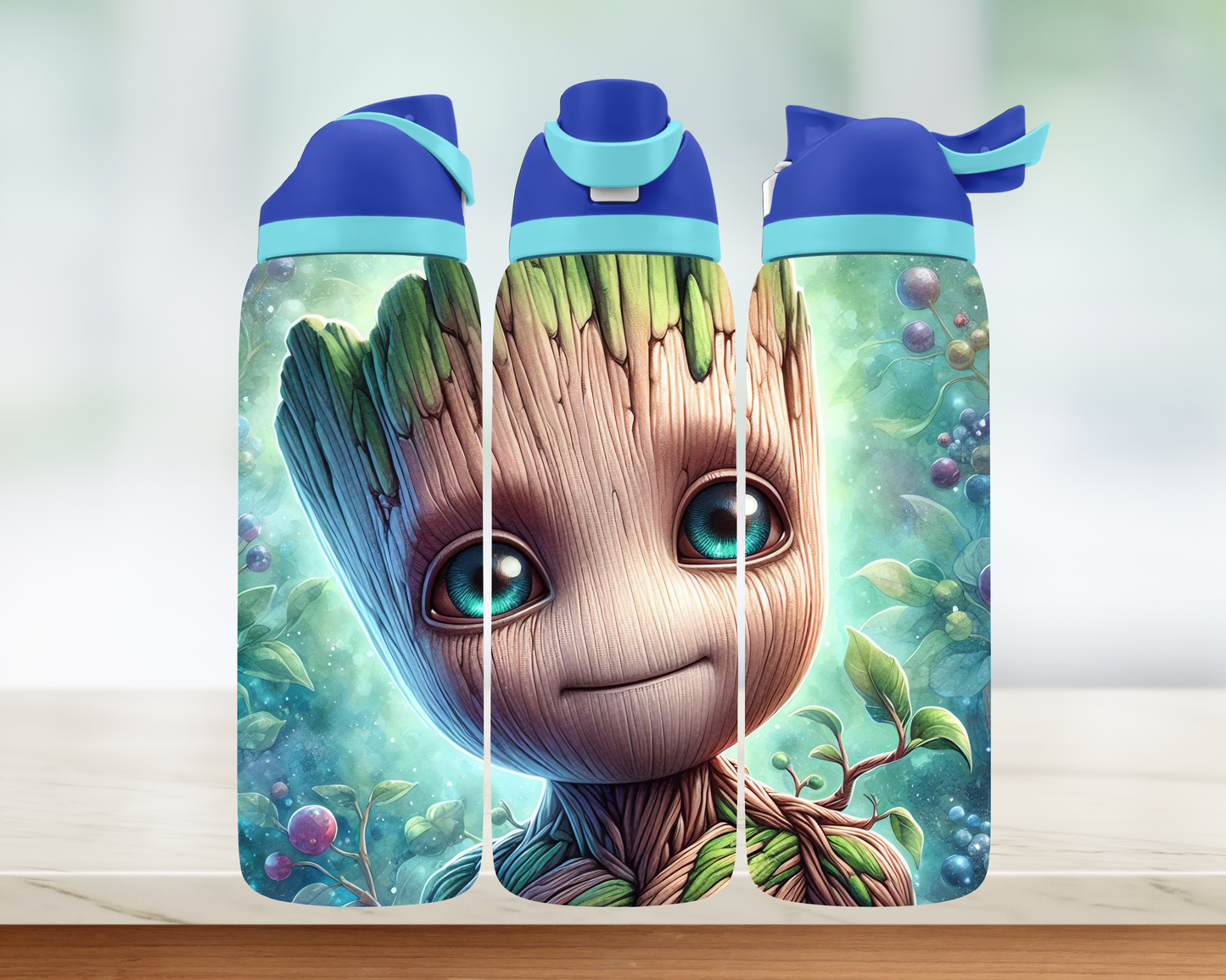Bouteille style Owala - Homme Arbre
