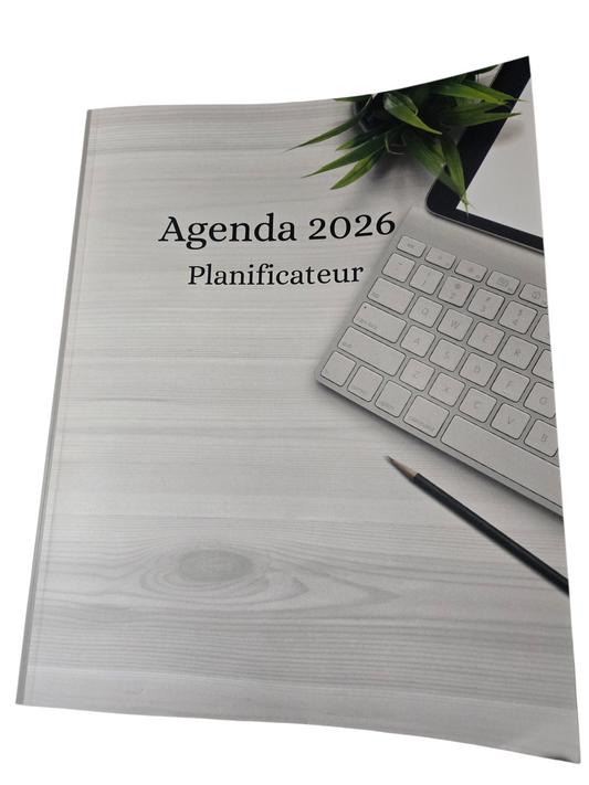 📘 Agenda 2026 – Mon coup de cœur 💛