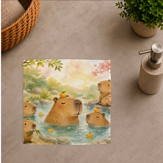Débarbouillette ultra douce - Capybara