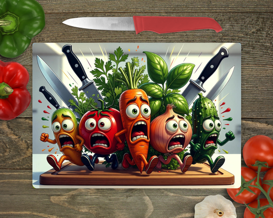 Planche de service - Légumes en folie