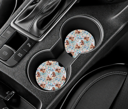 Sous-verre auto - Vache Country
