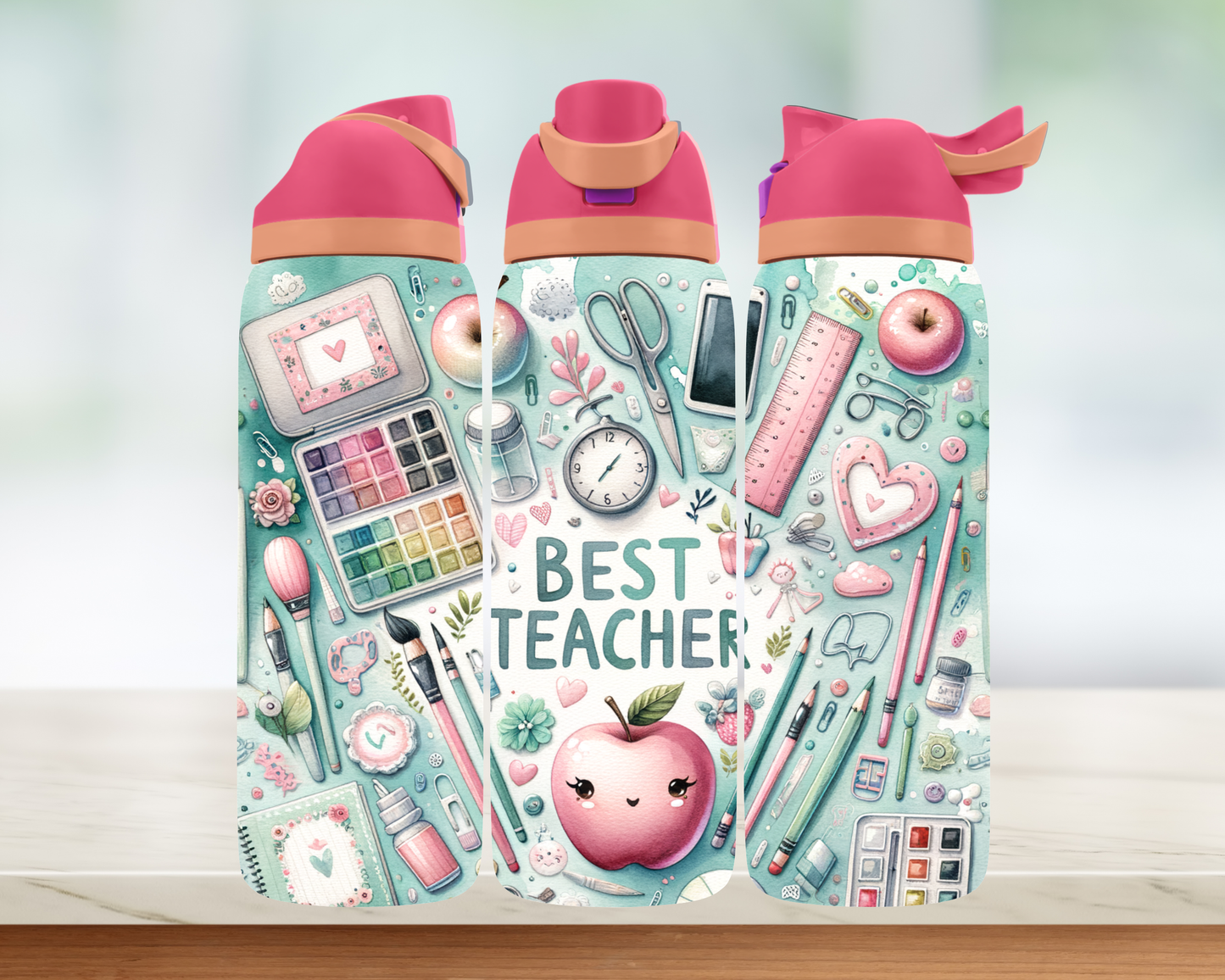 Bouteille style Owala - Best Teacher