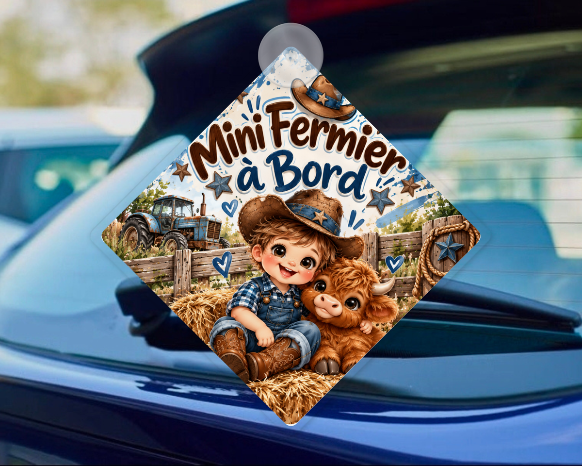 🚗👶 BÉBÉ À BORD – Fermier