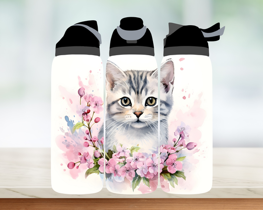Bouteille style Owala - Chat