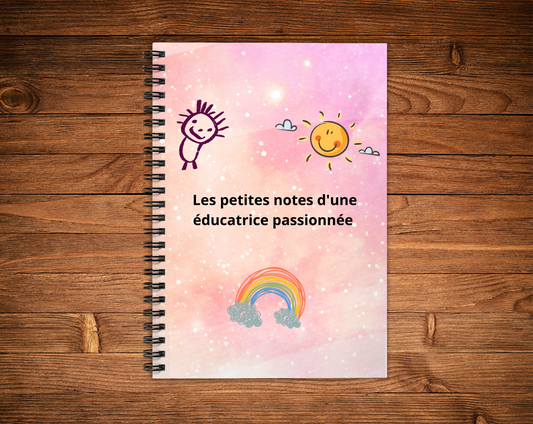 Cahier de notes - Éducatrice