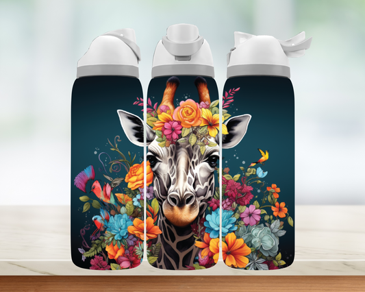 Bouteille style Owala - Girafe