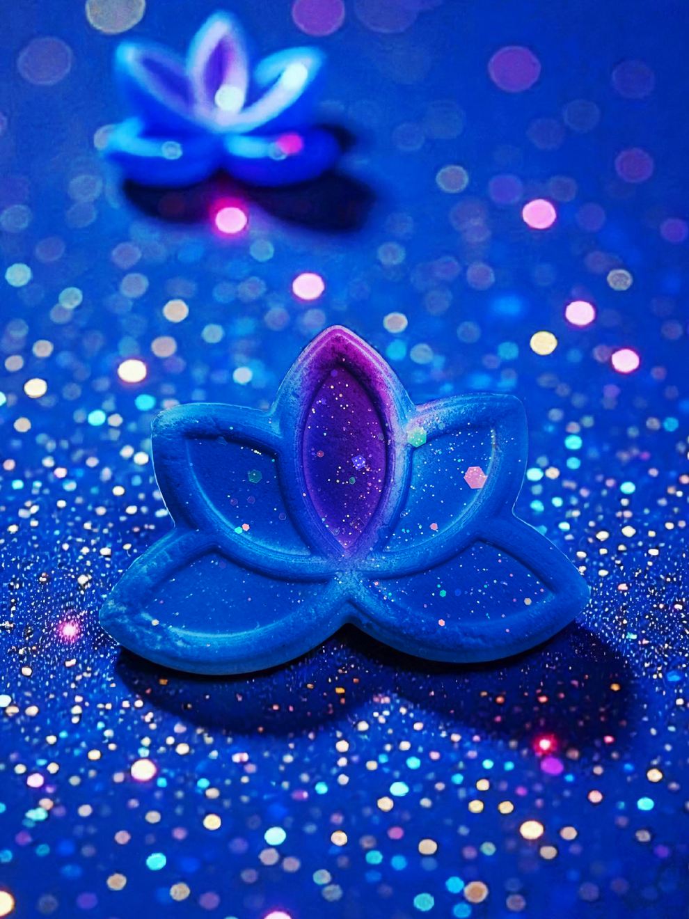 Bombe de bain aux huiles essentielles DÉCONTRACT avec insertions de couleurs