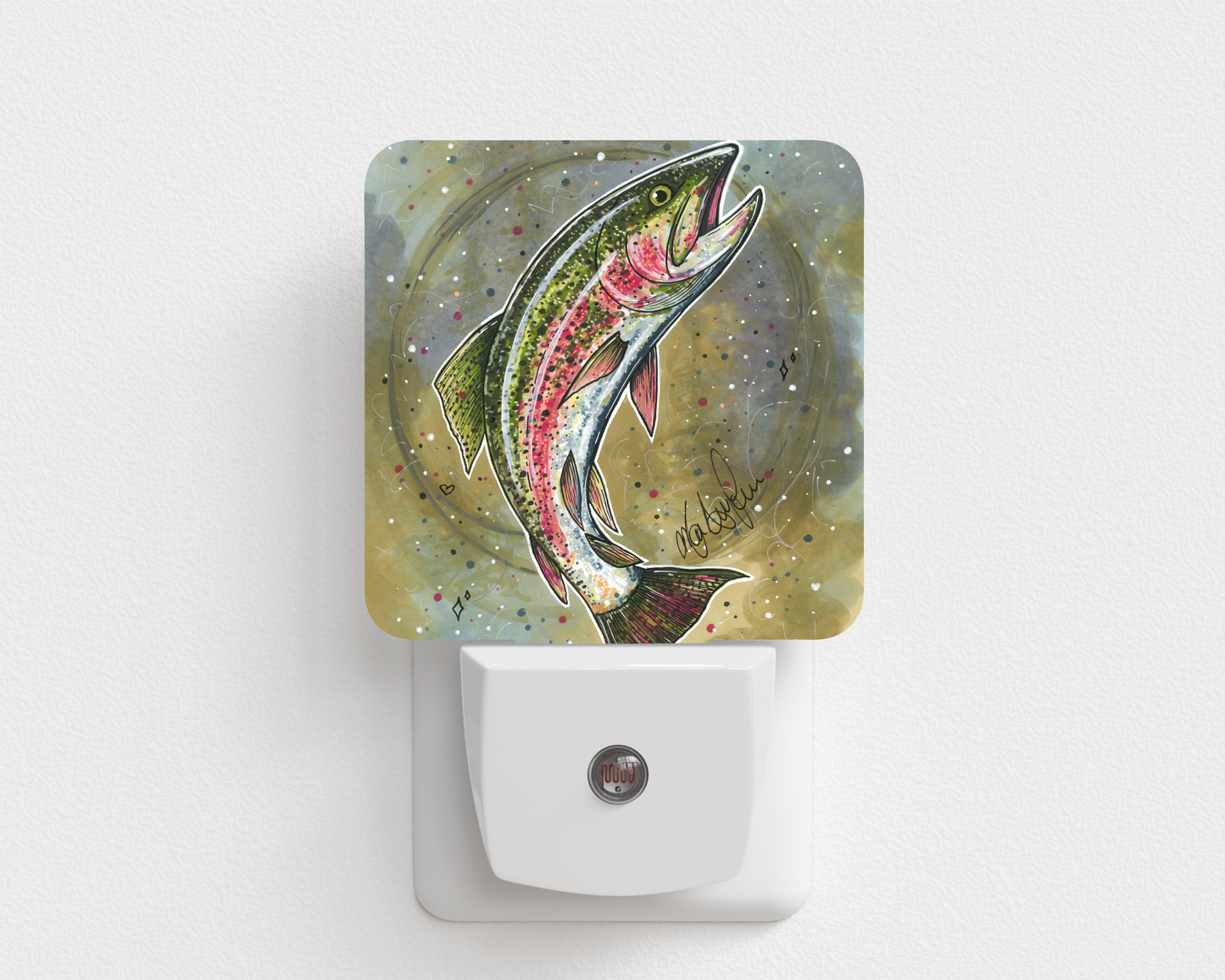 Veilleuse avec image par Marie-Anne Fillions