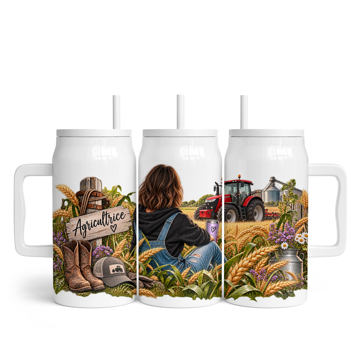 Tasse isotherme 50 oz - Agricultrice v.3
