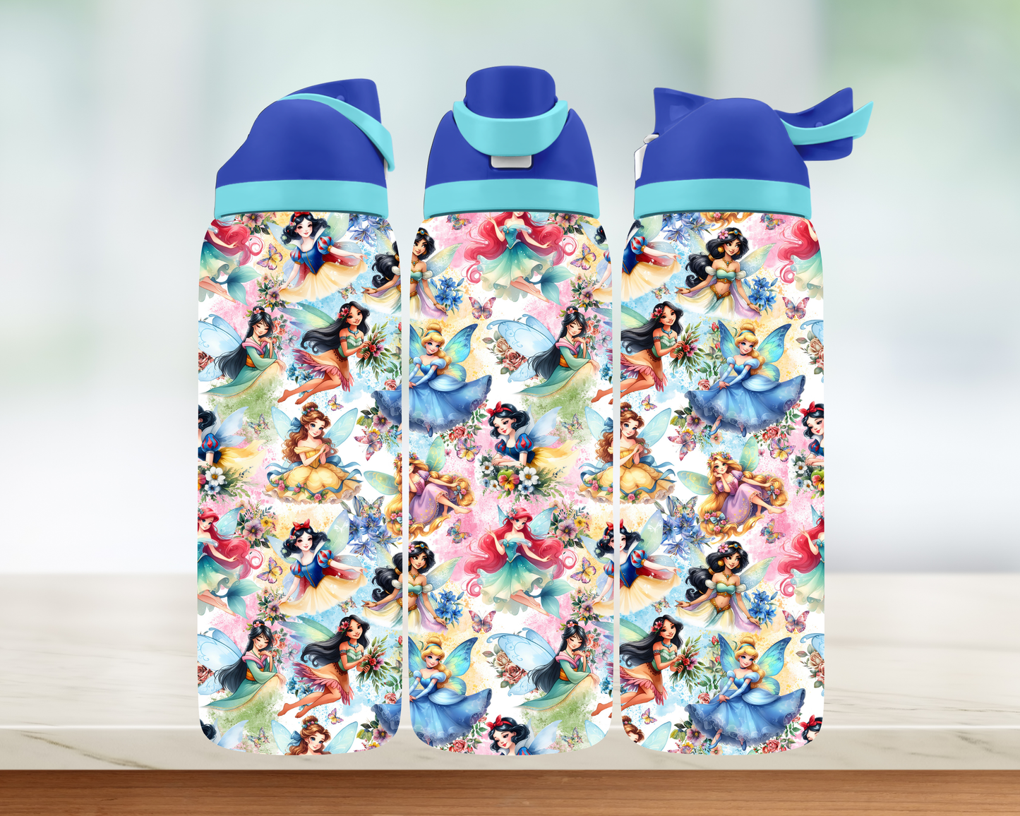 Bouteille style Owala - Princesses