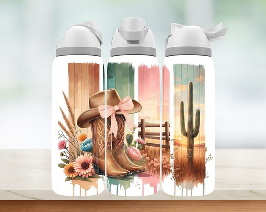 Bouteille style Owala 32 oz - Western